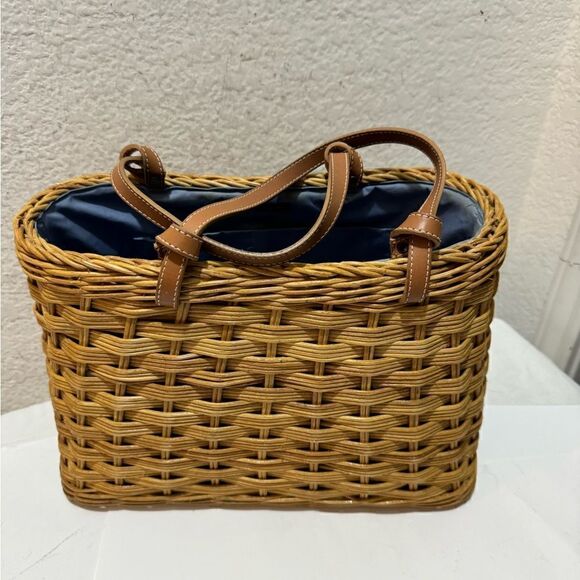 Kate Spade wicket Woven Basket - Picture 2 of 8